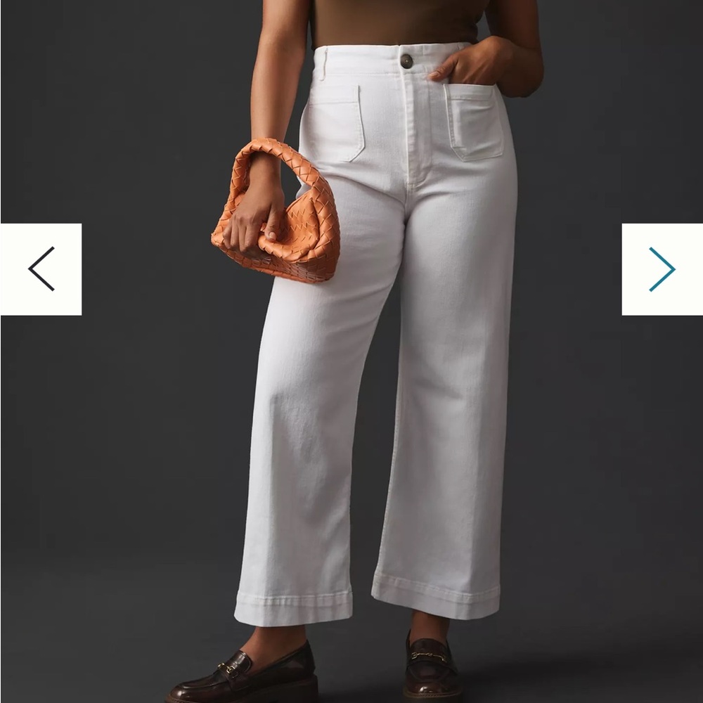 Anthropologie Maeve White Jeans - 26 petite